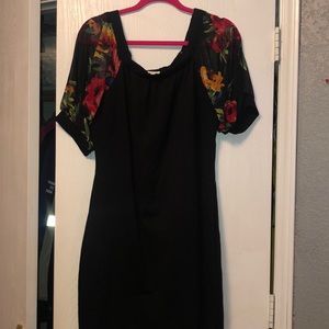 Black Dress w/Off Shoulder